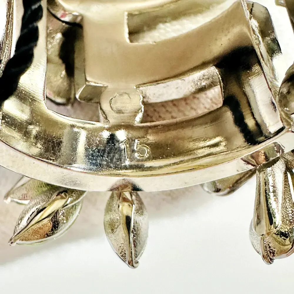 NIB Versace Multicolor Crystal Flower Bloom Ring Silver Tone IT 15 US 7 $675
